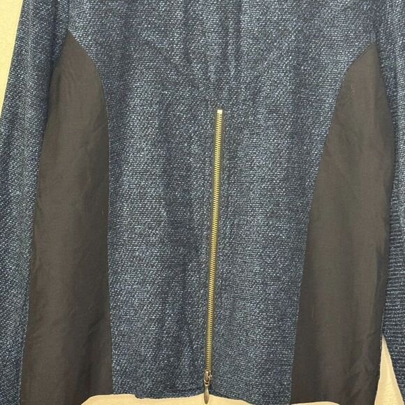 Icelandic Design Button Sweater Blazer Jacket Size Medium Blue Wool Blend - Picture 8 of 8